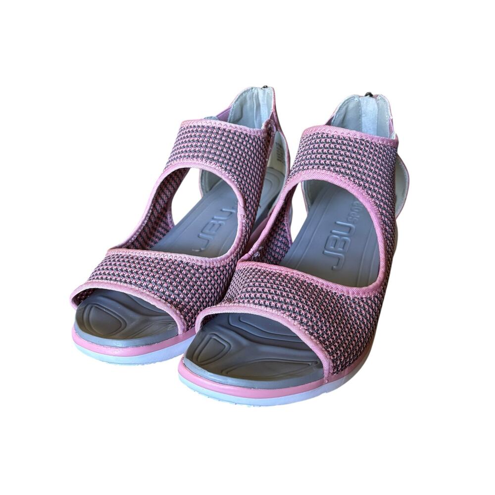 NWT JBU by Jambu Women’s Margot Memory Foam Comfort Sandals Blush Shake Size 11m